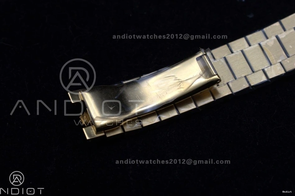 Dial Weight on Gold RG DayDate GSF A2836 40 President Roman Gain Bracelet 0128